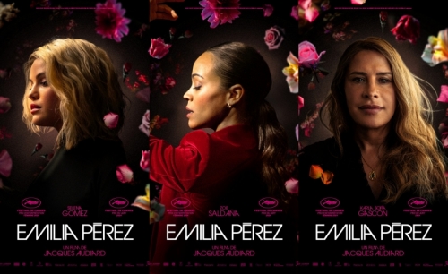 EMILIA PEREZ, Jacques Audiard, cinéma, Zoe Saldana, Karla Sofia Gascon, Selena Gomez, Adriana Paz, Edgar Ramirez