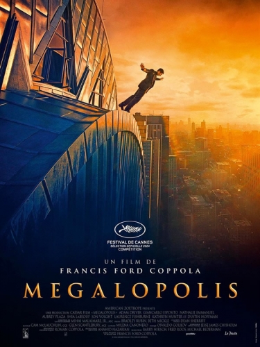 megalopolis,francis ford coppola,cinéma,adam driver,nathalie emmanuel,gianni esposito,  shia labeouf,aubrey plaza,grace vanderwaal,jon voigt,talia shire,laurence fishburne,dustin hofman